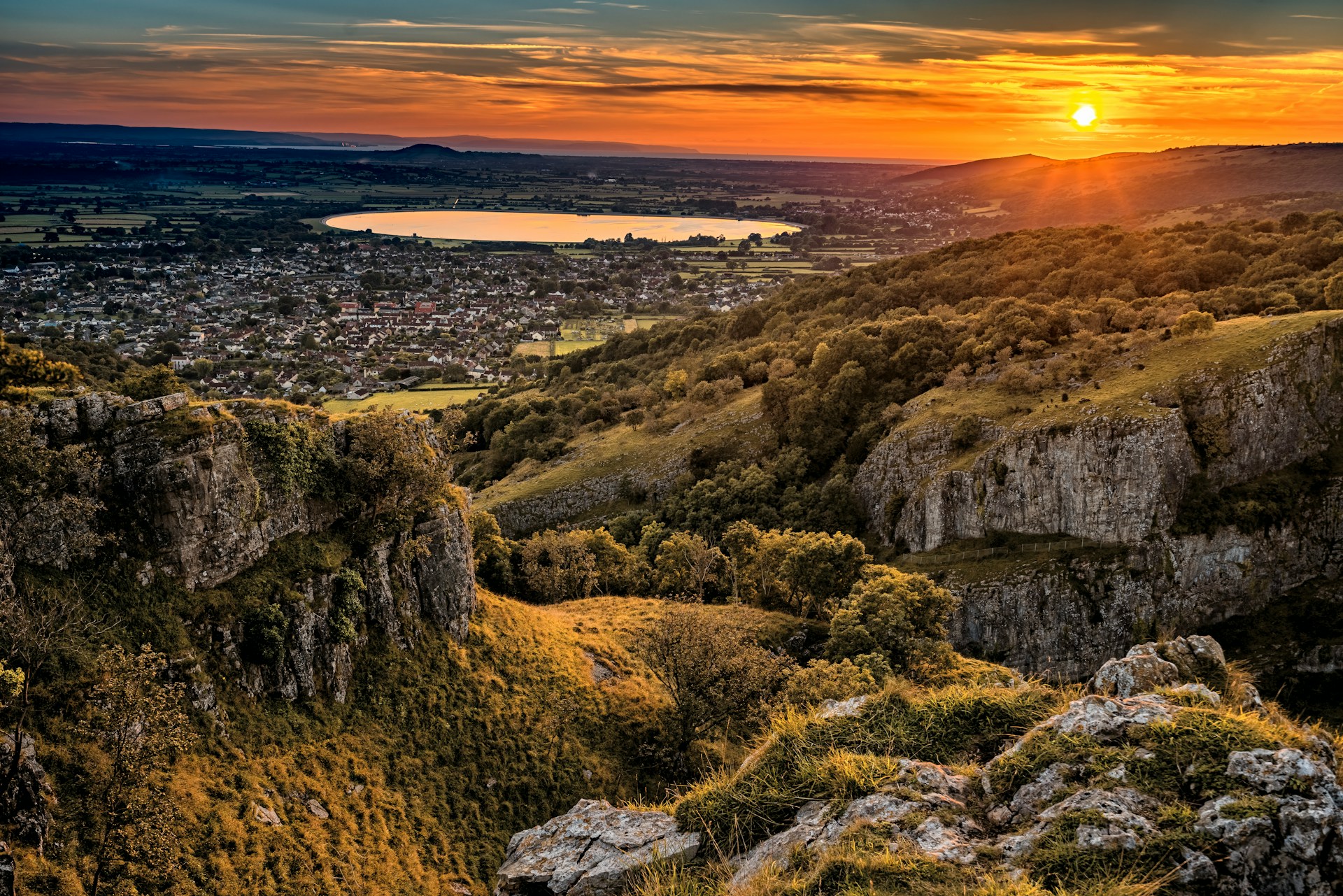 Cheddar Gorge landscape